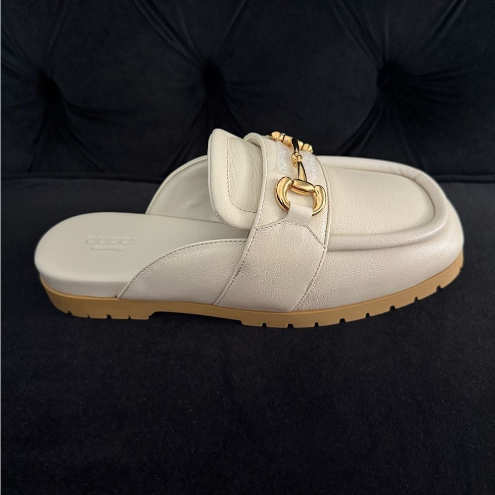 Brand new GUCCI women’s Horsebit Leather Loafer Slipper size 9.5 - Picture 15 of 16